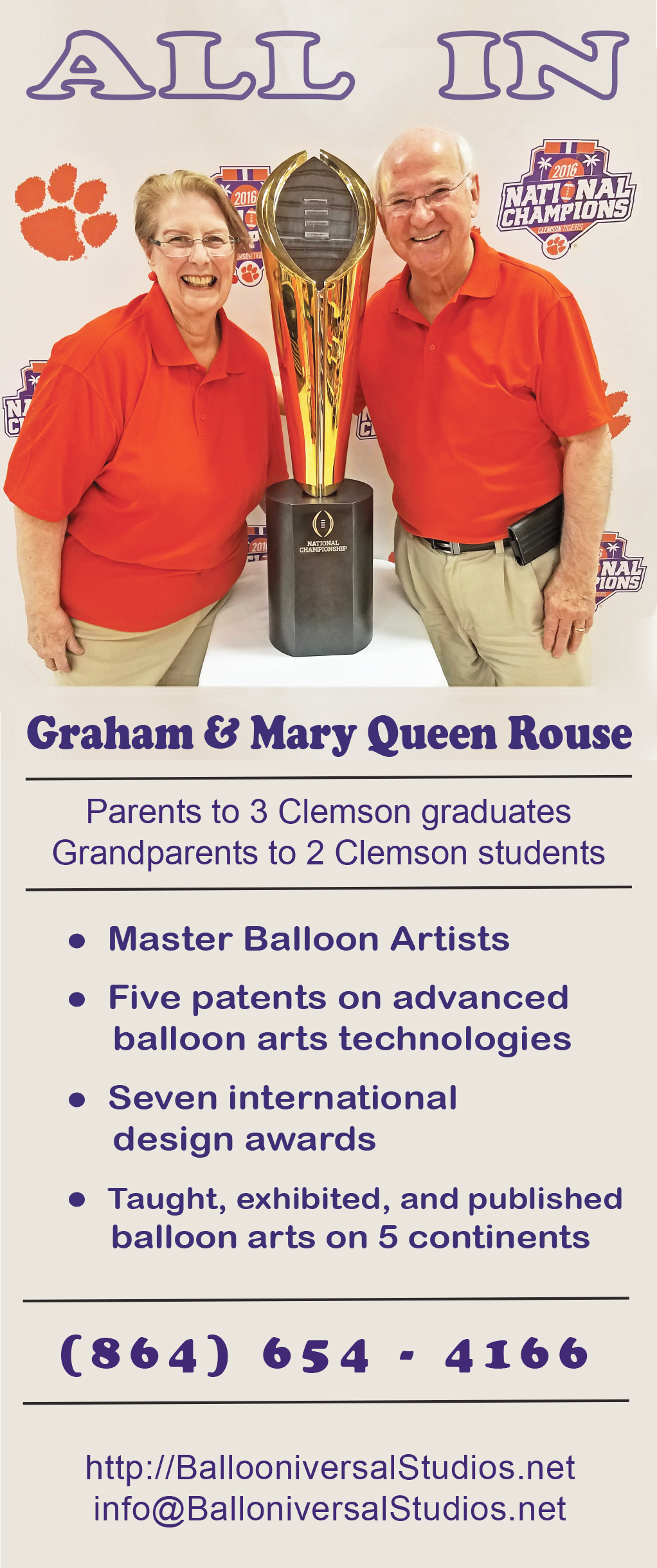Picture & intro to Graham & Mary Queen Rouse